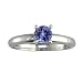 Search : 2.50 Ct. Tanzanite Gemstone Solitaire Ring Engagement Style in 14K White Gold