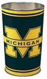 Michigan Wolverines ( University Of ) NCAA 15 Inches Metal Trash Can/Waste Basket