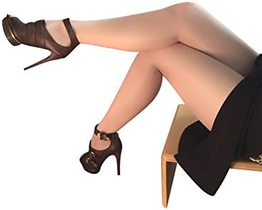 Domina Couture Classic Lucido 20 Den Sheer Transparent Tights X-Large Light Nude