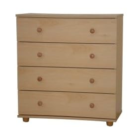 Chest of Drawers Beech 4 Drawer Cambridge Bedroom Furniture