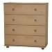 Chest of Drawers Beech 4 Drawer Cambridge Bedroom Furniture