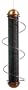 Bird Quest SBF2C 17" Spiral Thistle Bird Feeder - Copper
