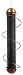 Bird Quest SBF2C 17" Spiral Thistle Bird Feeder - Copper