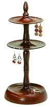 Wooden Earring Stand