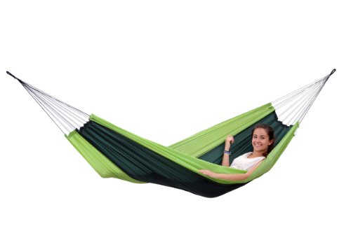 Hängematte Silk Traveller Fallschirmseide grün - Belastbar bis 150 Kg
