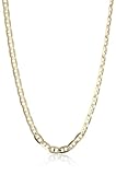 Men's 14k Yellow Gold 4.8mm Italian Mariner Chain Necklace, 20"