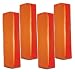 Orange 18-inch Weighted Anchorless Football Touchdown Pylons