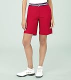 Petite Corded Bermuda Shorts with Belt