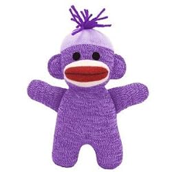 SCHYLLING SOCK MONKEY BABIES - PURPLE