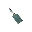 Distressed Leather Luggage Tag Color: Blue