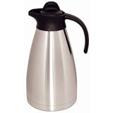 Olympia Screwtop Vacuum Jug - Capacity: 1.5 Litre - Insulated vacuum jugs with brushed stainless steel body and insulated interior. GET POURING!