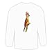Long Sleeve T-shirt with bird, hoatzin