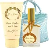 Petite Cherie by Annick Goutal for Women 3 Piece Set Includes: 1.0 oz Eau de Toilette Spray + 2.5 oz Perfumed Body Cream + Petite Cherie Luncheon Tote
