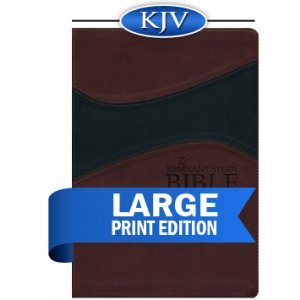 Remnant Study Bible KJV Large Print (Leathersoft Burgundy/Black) (King James Version)