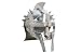 GLADIATOR SPIKE HELMET