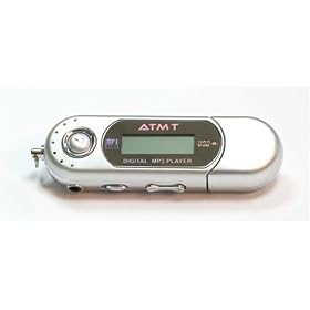 ATMT MINI MP3 512MB Player - Silver