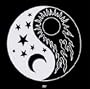 Glow In The Dark - Astral Yin Yang Tapestry 43 x 40