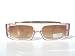 Search : Gold & Lightly Tinted Amber Brown Long Slim 80's New Wave Sci Fi Vintage Retro Sunglasses / Mens and Womens (similar-looking to Claude Montanta/Alain Mikli sunglasses)