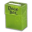GREEN - Ultra PRO Confetti Gaming Deck Box - Red - Includes 50 Pack of Standard Size Spectrum Red Deck Protectors and Sleeves