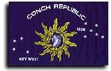 Polyester Conch Republic flag (3 ft. x 5 ft.)