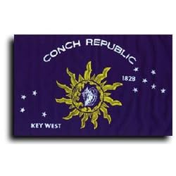 Polyester Conch Republic flag 3 ft. x 5 ft.