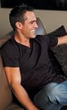 V-Neck Mens Short Sleeve T-Shirt by Canvas