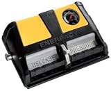 Enerpac XA-11G Single Acting Air Operated Foot Pump with 1 Liter Usable Oil Capacity and Gauge
