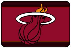 Miami Heat 20"x30" Door Mat