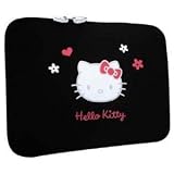 Port Designs - Hello Kitty - Sleeve en N&eacute;opr&egrave;ne pour Ordinateur portable 13,3" - Fleur Noir