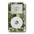 Woodland Camo Design iPod 4G Protective Decal Skin Sticker