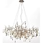 Elk Lighting 1722/8 8 Light Chandelier In Silver Leaf