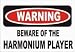 WARNING BEWARE OF THE HARMONIUM PLAYER Natural Tote Bag (Totebag)