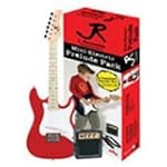 J. Reynolds Mini Double Cutaway Electric Guitar Prelude Pack - Rockin' Red