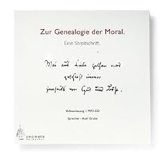 Genealogie der Moral. Volltextlesung von Axel Grube, 1 mp3-CD in handgefertigter Papph�lle