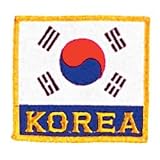 Patch - Korean Flag with ''Korea''