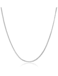 Duragold 14k Solid Gold Box Chain Necklace (.8mm)