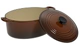 Le Creuset 6 3/4 Quart Oval French Oven with Lid, Chestnut
