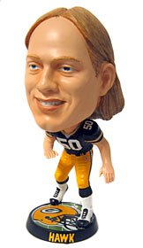 Caseys Distributing 8132965180 Green Bay Packers A. J. Hawk Forever Collectibles Phathead Bobble Head