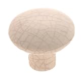 Amerock BP725A-CR Classic 1-3/8 inch Ceramic Knob, Distressed Cream
