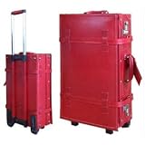ペッカリーユーラシアトランクキャリーバッグ C8014 (43cm、約1～2泊用、3.0kg、24リットル, レッド)Ｓサイズ ☆機内持ち込み可