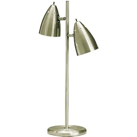 2-Lite Table Lamp - Bullet Series Antique Brass Finish by Visiondecor Furniture