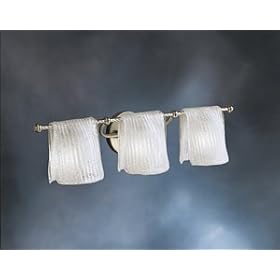 Three-Light Bathroom Fixture by Kichler