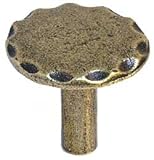 Emenee MK1159ABR, Knob, Bottle Cap, Antique Matte Brass