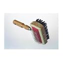 Dog & Cat Grooming - Combs & Brushes - Wood D/s Slicker  Brush