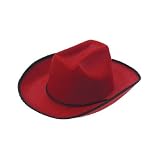 Country Girls Maroon Cowboy Stetson Felt Costume Hat by Block Buster Costumes