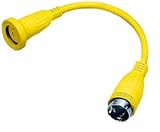 HUBBELL 61CM55 ADAP 30A 125V LOCK PLUG 50A 125V LOCK RECEP by HUBBELL INC.