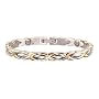 Sabona Lady Executive Dress Gold Duet Magnetic Bracelet, Size M