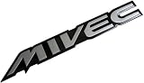 MIVEC Engine Aluminum Emblem Badge Nameplate Decal Logo Rare for Mitsubishi EVO Evolution X Turbo Lancer Galant Eclipse Ralliart GT MR GSR VR MMC VVT Cedia Carisma Pajero 3A91 3B20 4A90 4A91 4B10 4B11 4B12 4G15 4G69 4N13 6B31 6G75 4G19 4G92 4G63T 6A12 6G72 6G74