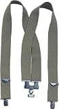 Olive Drab USA Made 2 Inch Pants Suspenders 4194OD