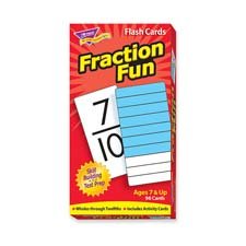 FLASH CARDS FRACTION FUN 96/BOX